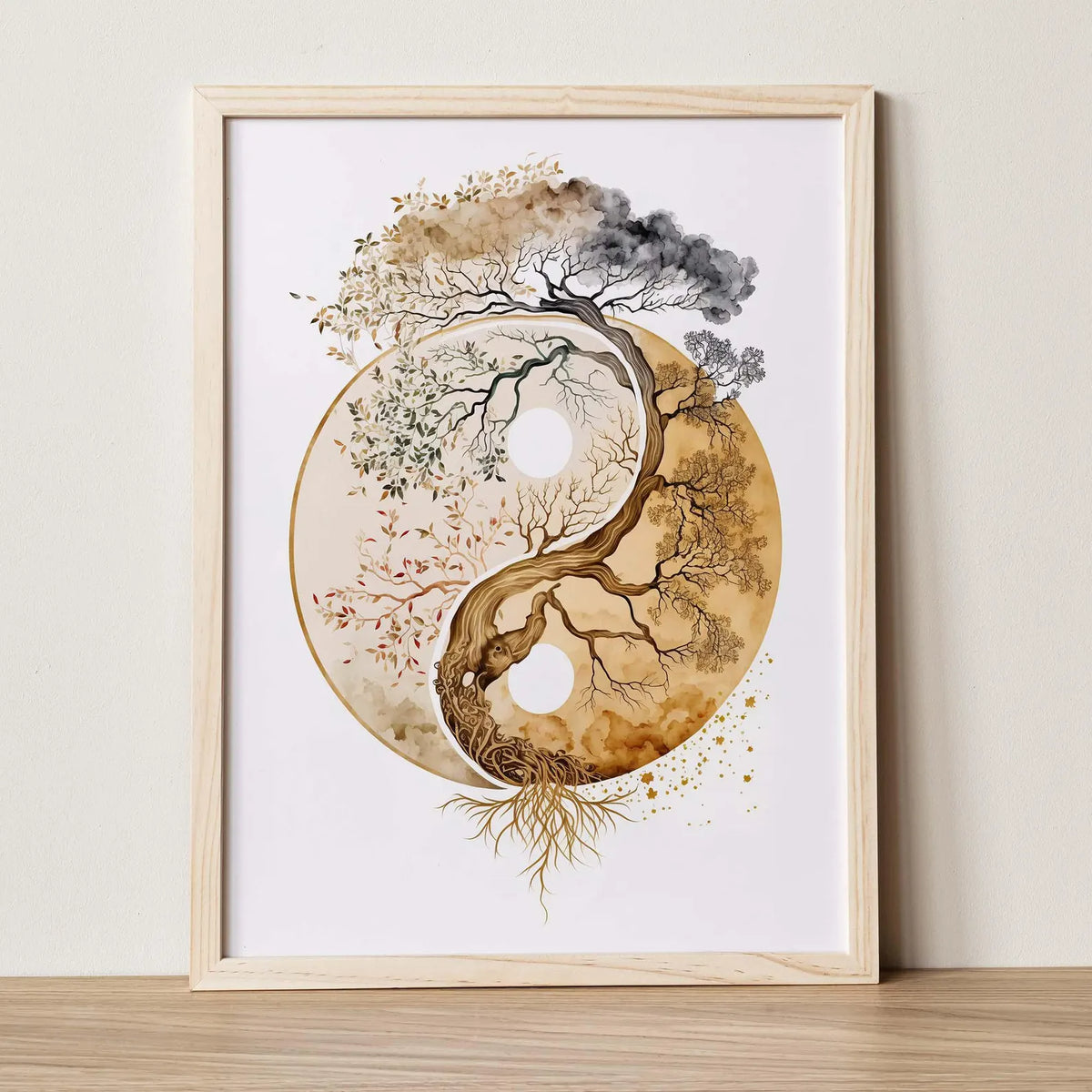 Cuadro de Arbol Yin Yang