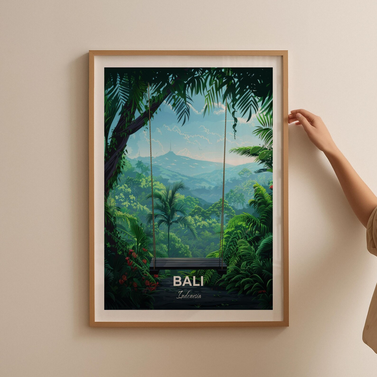 Cuadro Indonecia- Bali-Paisaje