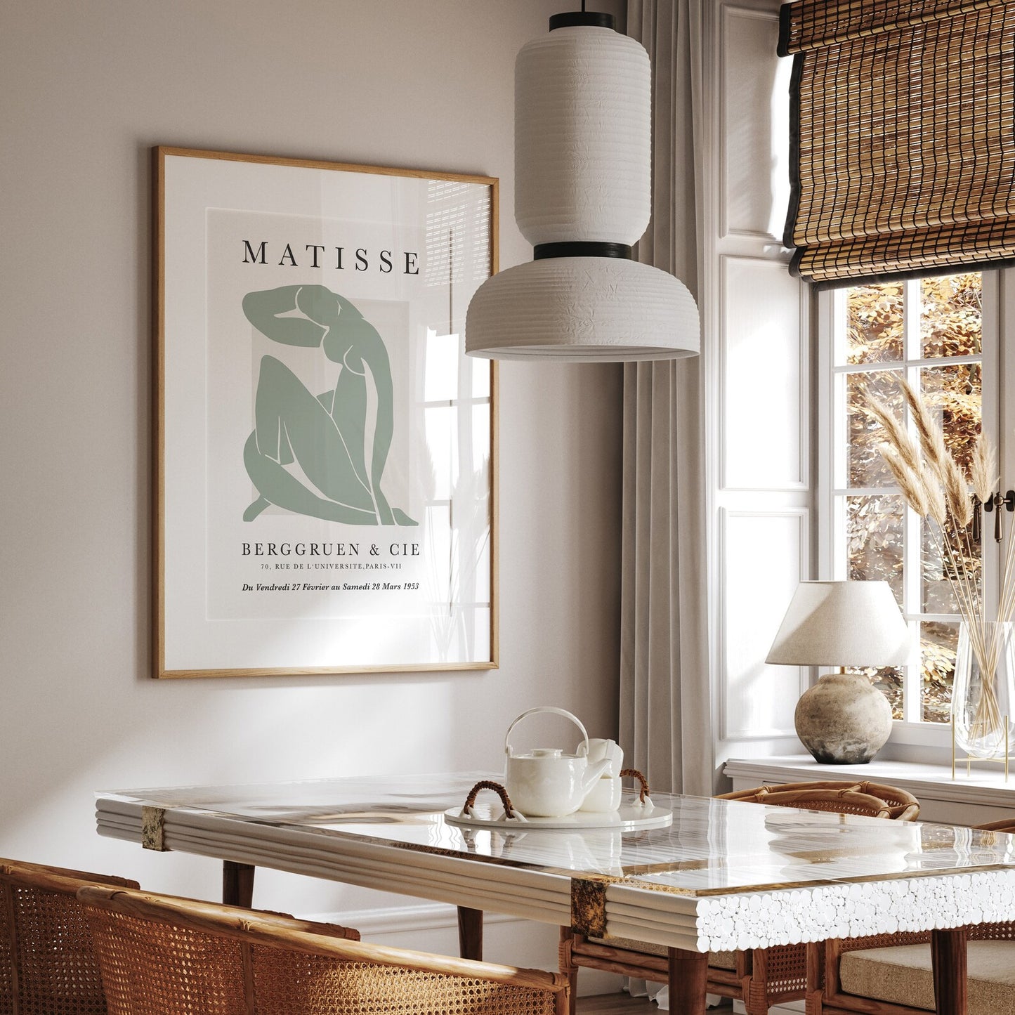 Cuadro Henrie Matisse Mujer Verde