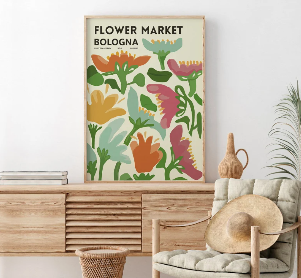 Cuadro Bologna Flower Market