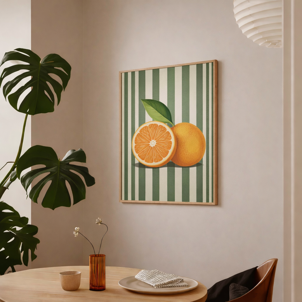 Cuadro Media Naranja Para Cocina