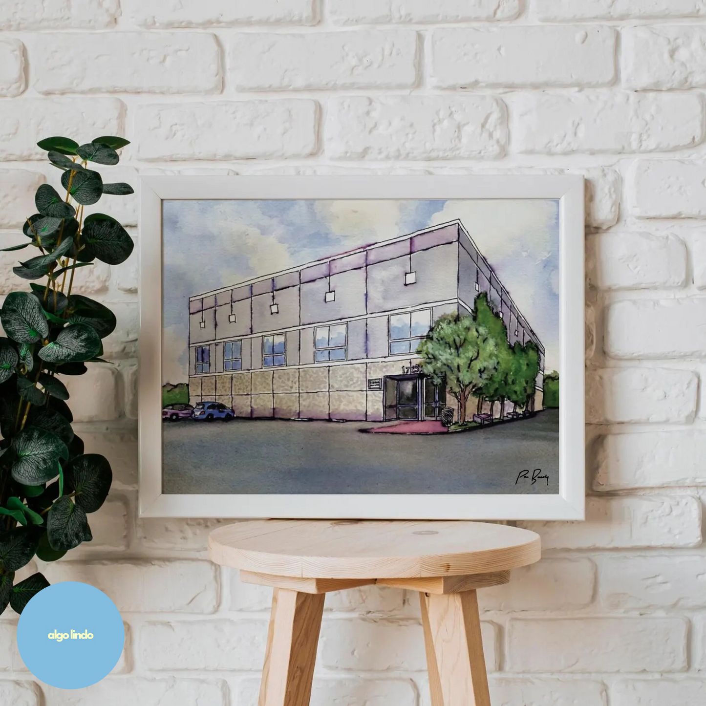 Cuadro de Pam The Office Horizontal