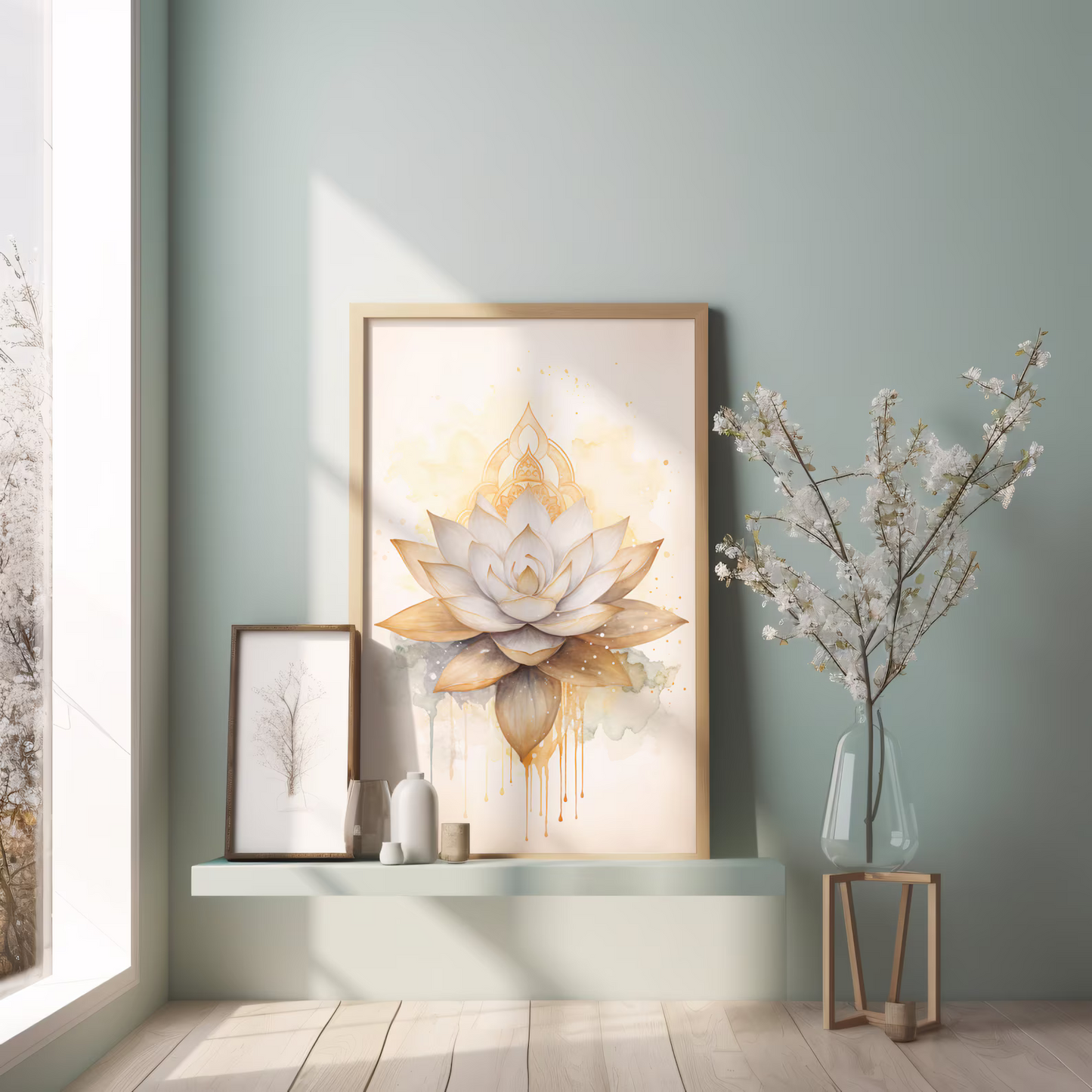 Cuadro de Flor de Loto