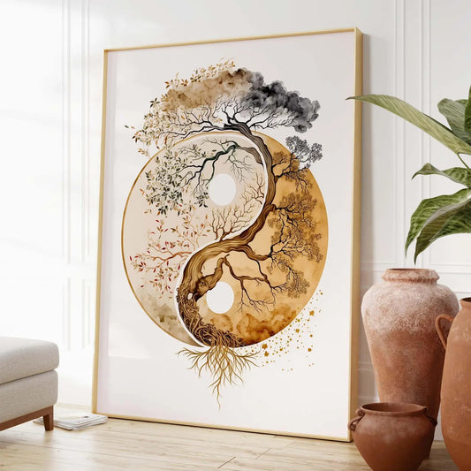 Cuadro de Arbol Yin Yang