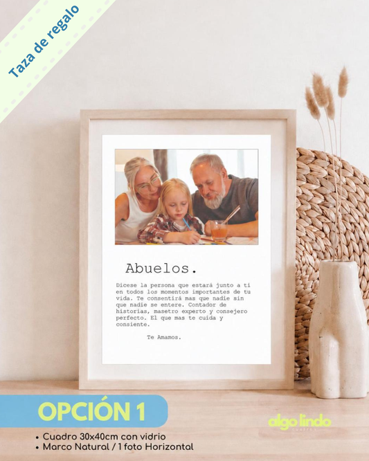 Cuadro Personalizado de 1 foto c/definicion 30x40cm