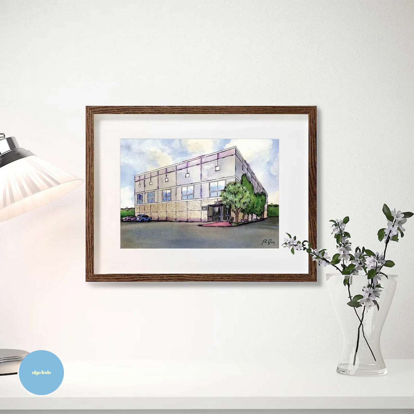 Cuadro de Pam The Office Horizontal