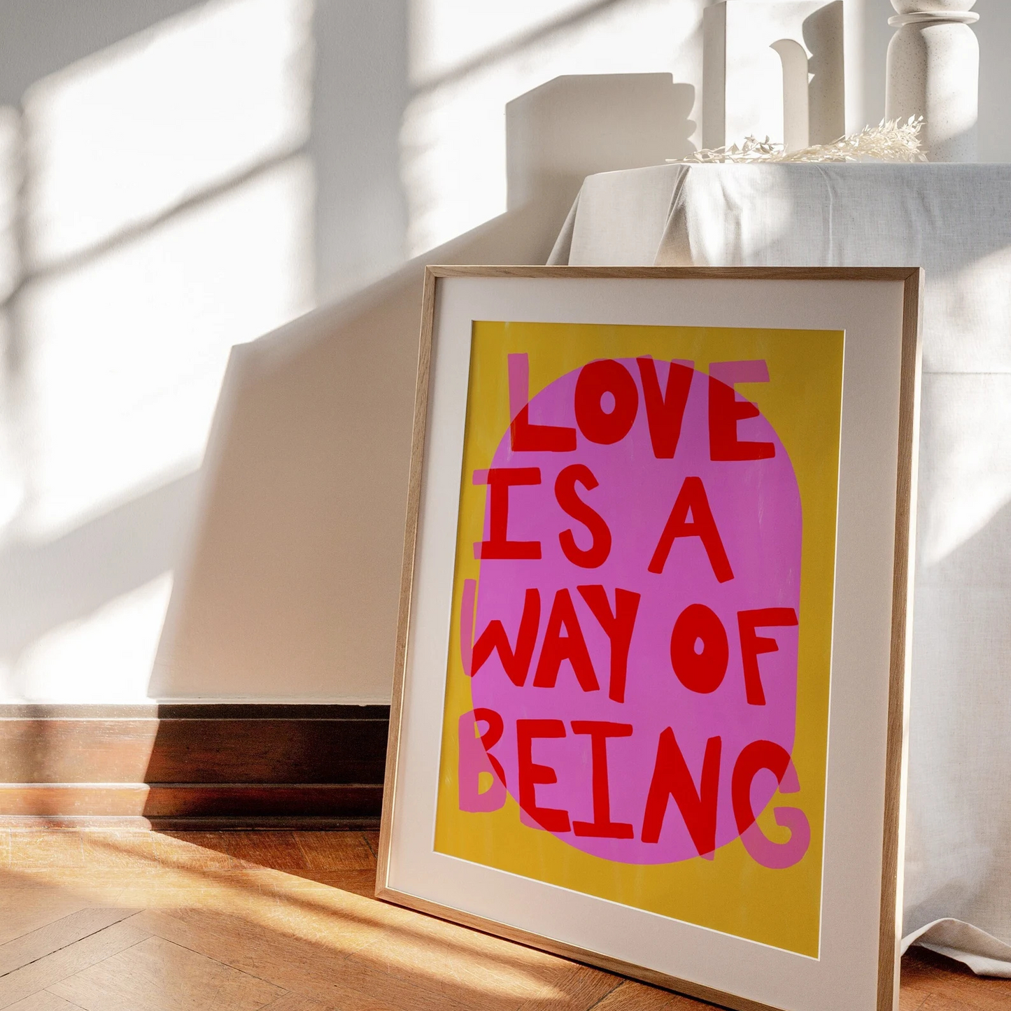 Cuadro Love is a way of being