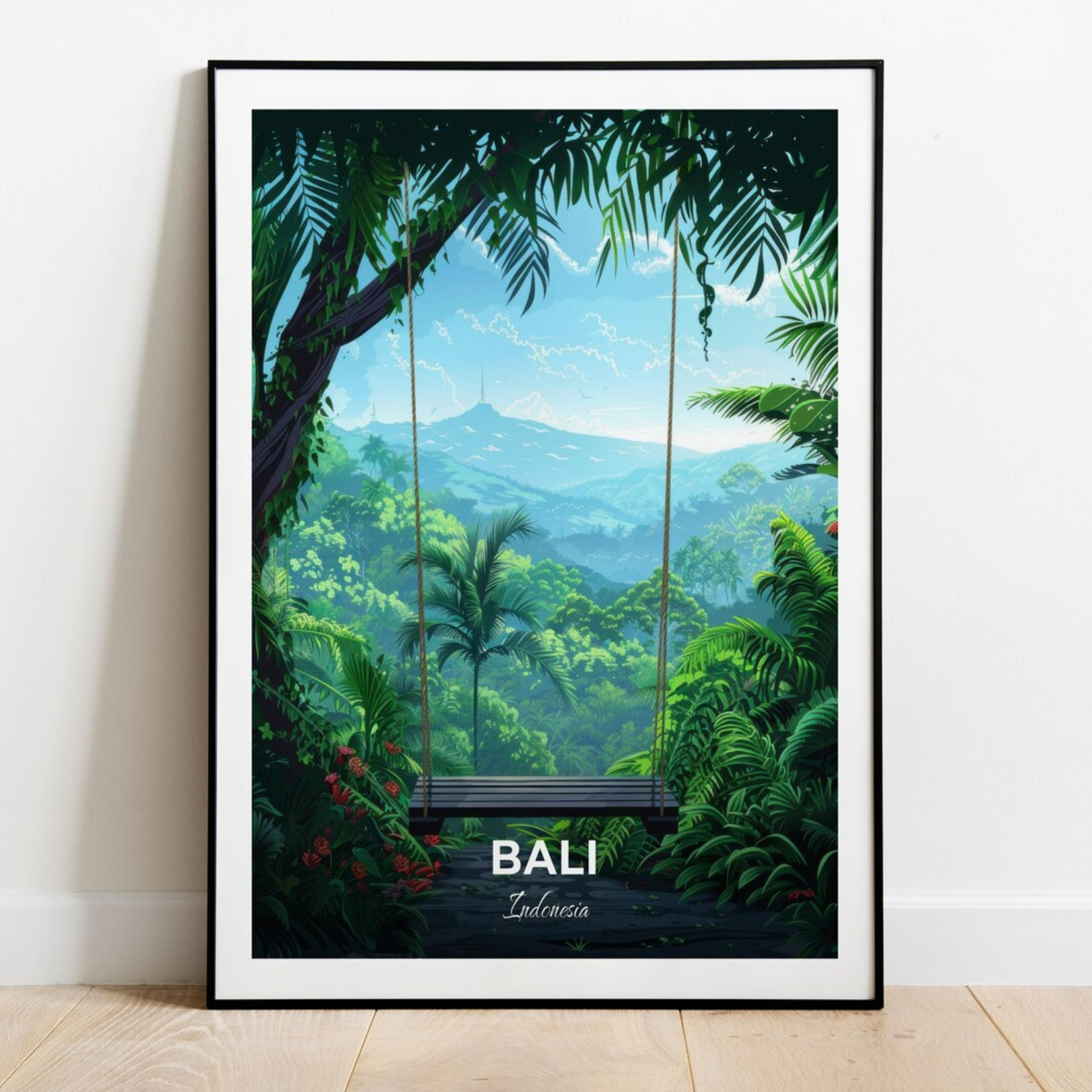 Cuadro Indonecia- Bali-Paisaje