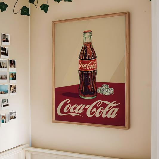 Cuadro Botella Retro Coca Cola