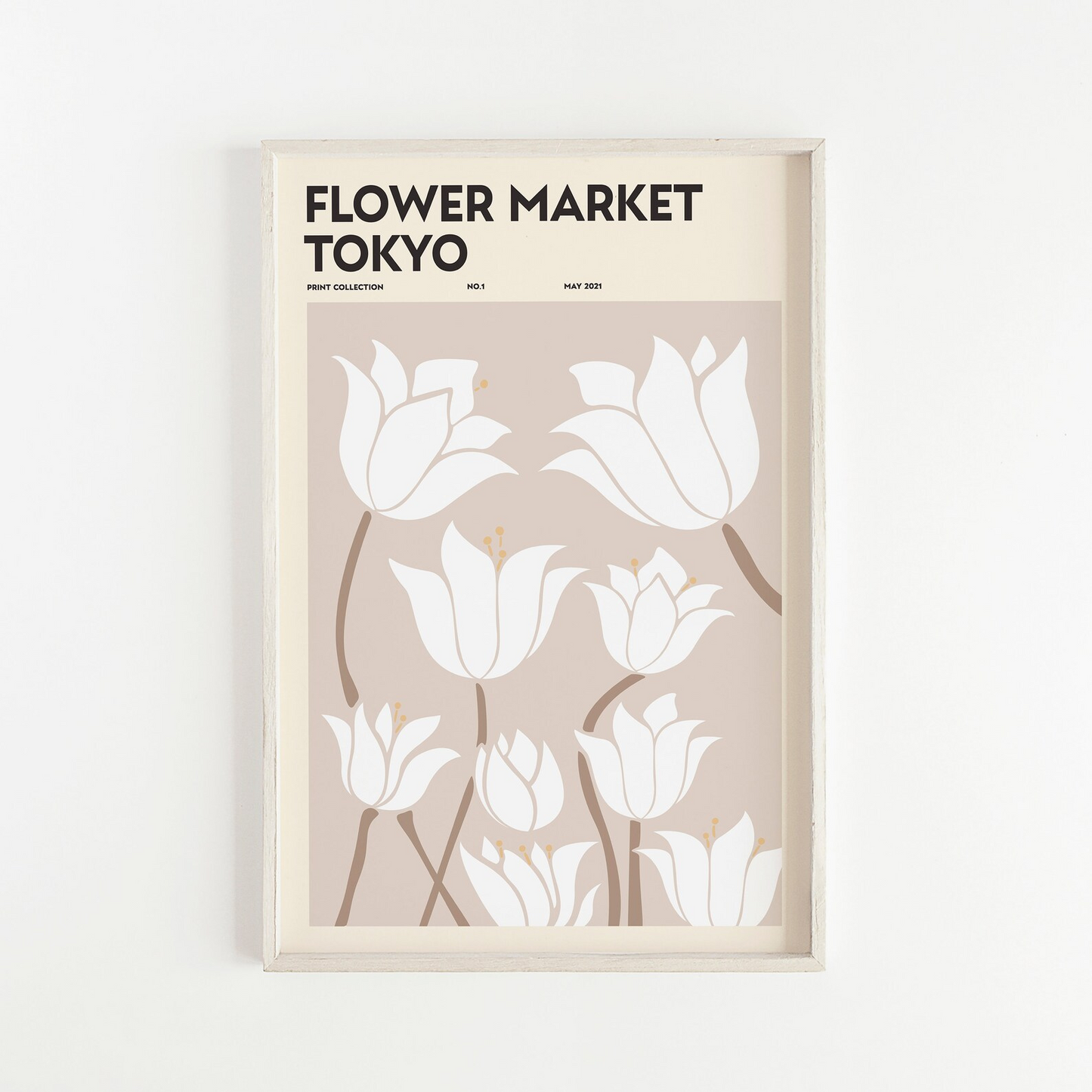 Cuadro Flower market Tokyo