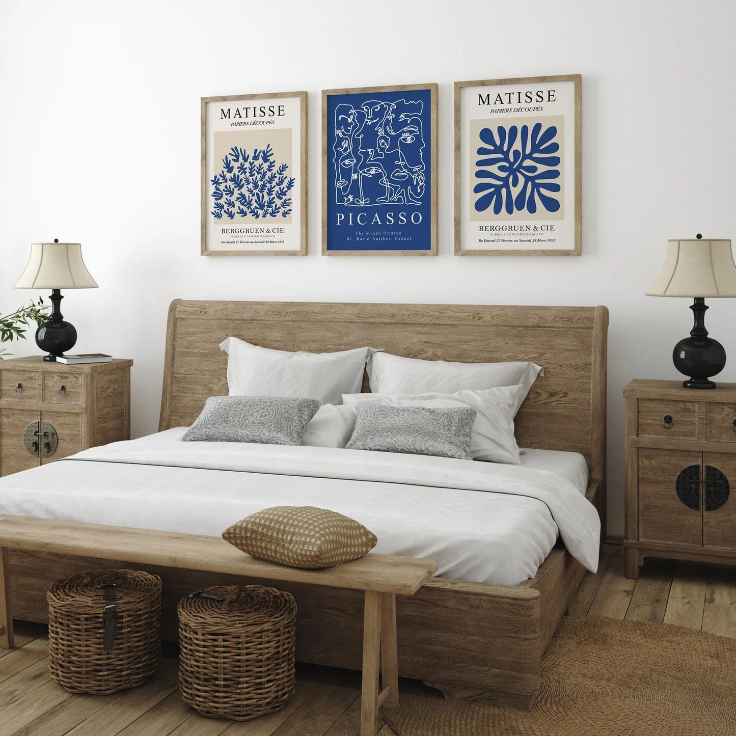 Setx3 Cuadros Henri Matisse y Picasso Azul