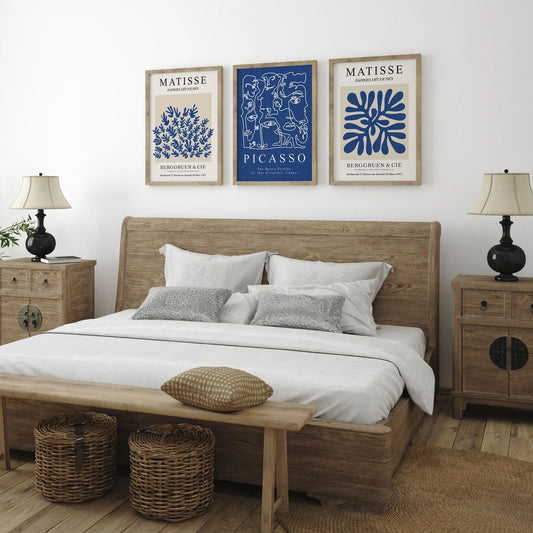 Setx3 Cuadros Henri Matisse y Picasso Azul
