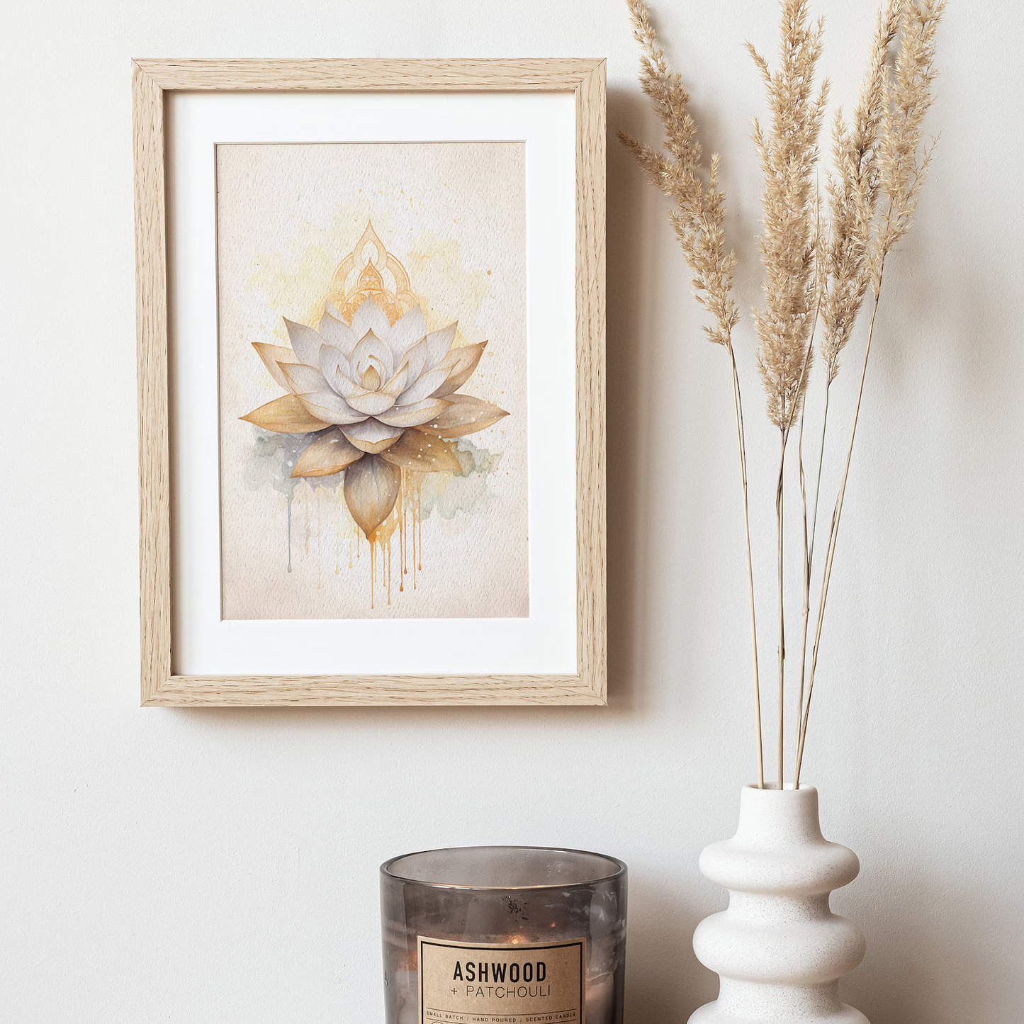 Cuadro de Flor de Loto