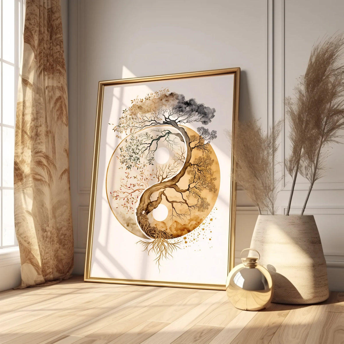 Cuadro de Arbol Yin Yang