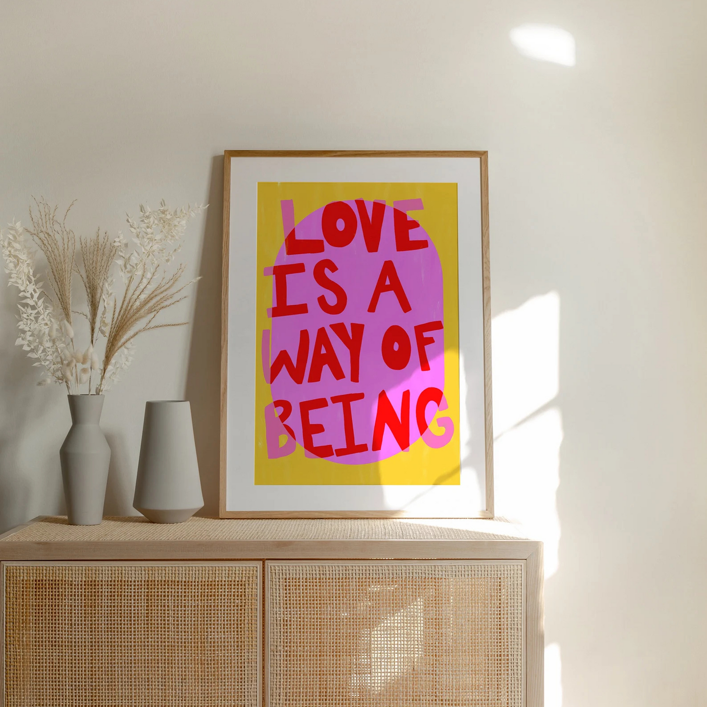 Cuadro Love is a way of being