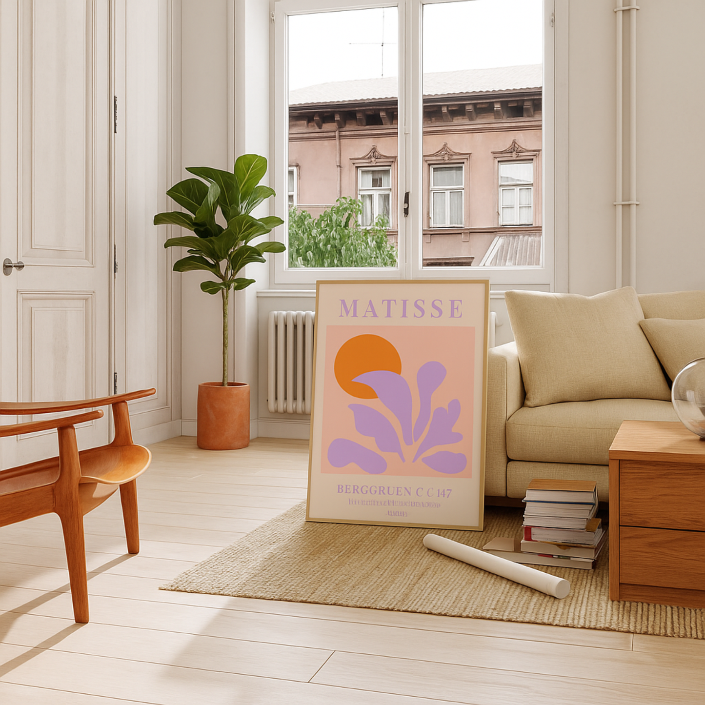 Set x2 Cuadros Henrie Matisse Violeta