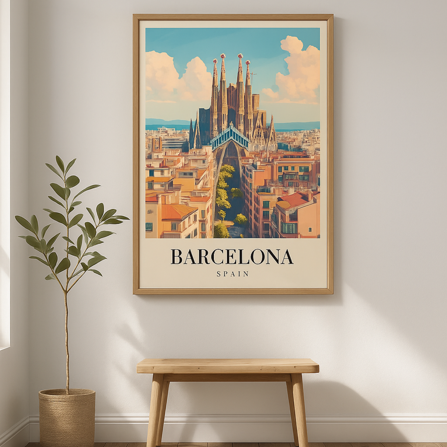 Cuadro Ciudad Barcelona