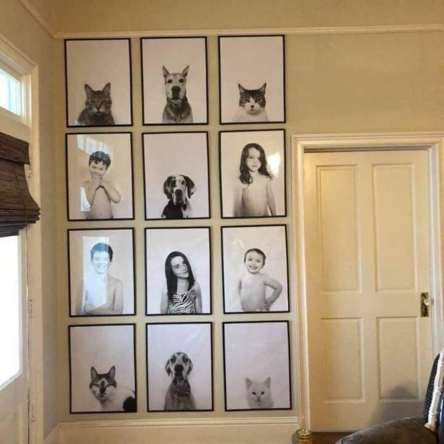 Galeria de 12 Foto Personalizada (Blanco y Negro)