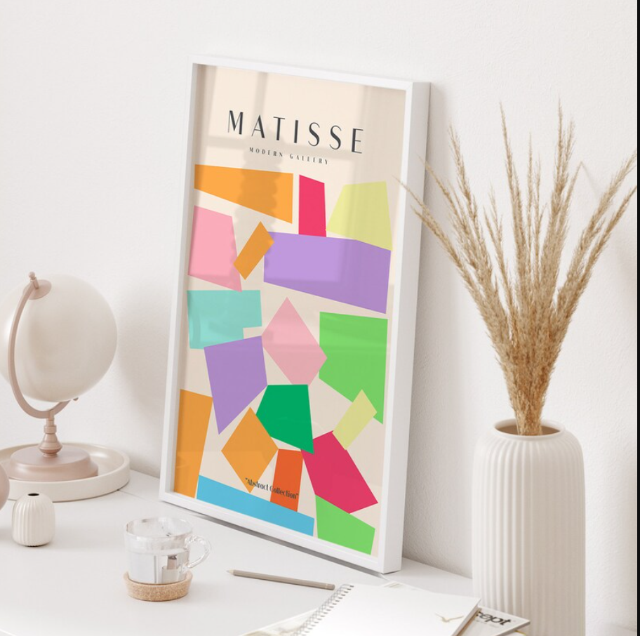 Cuadros Boho Matisse Artistico con colores