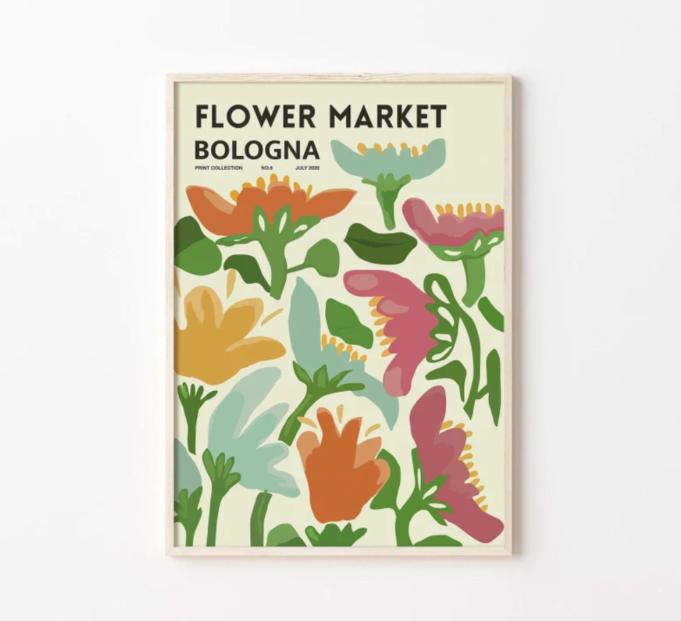 Cuadro Bologna Flower Market