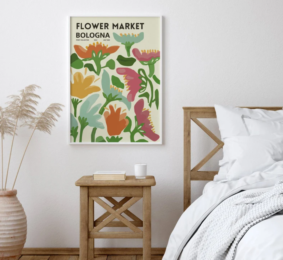 Cuadro Bologna Flower Market