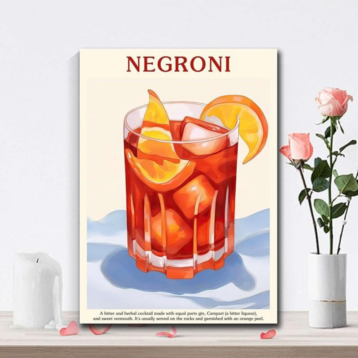 cuadro Trago Negroni