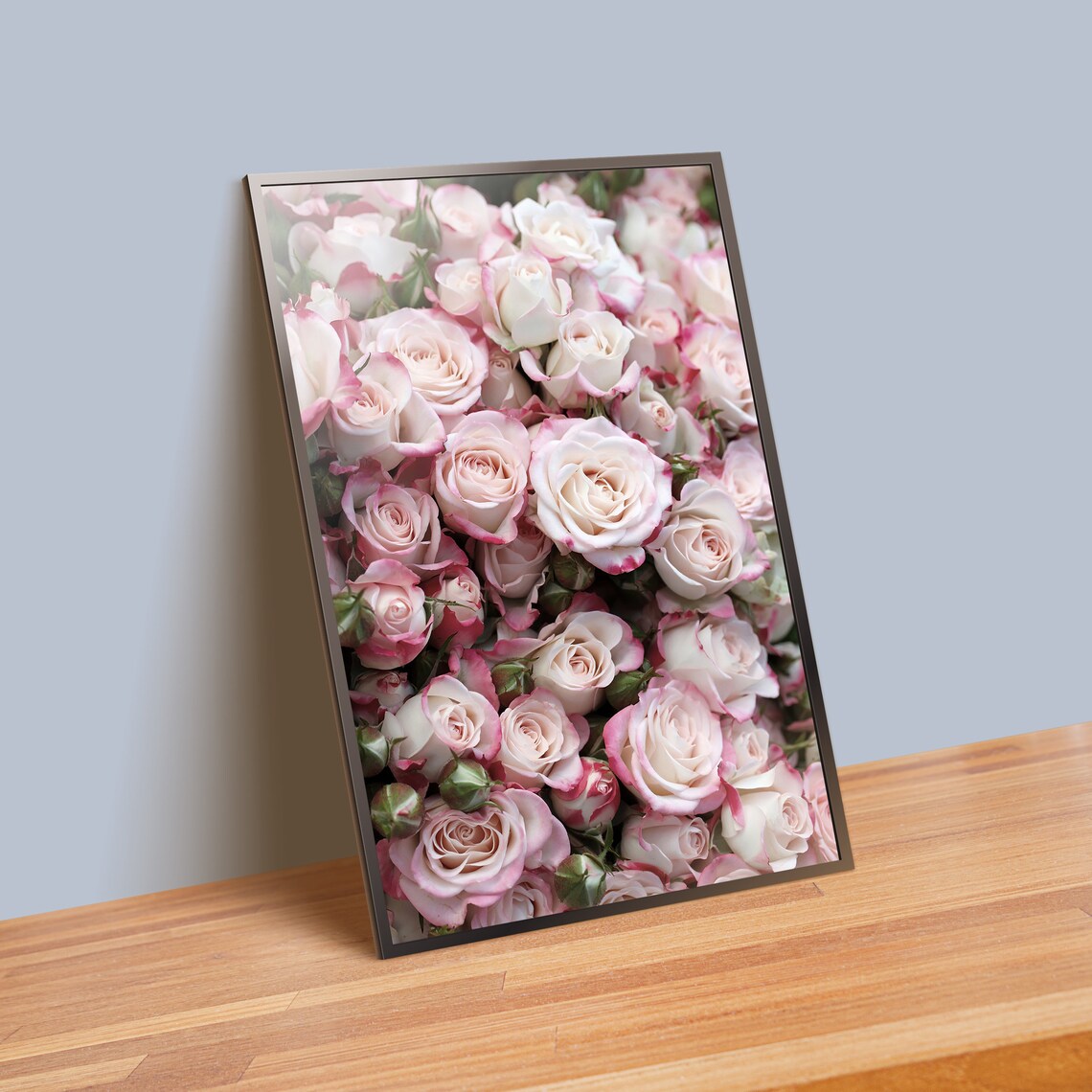 Set x3 Cuadros Romantico París Blush Pink