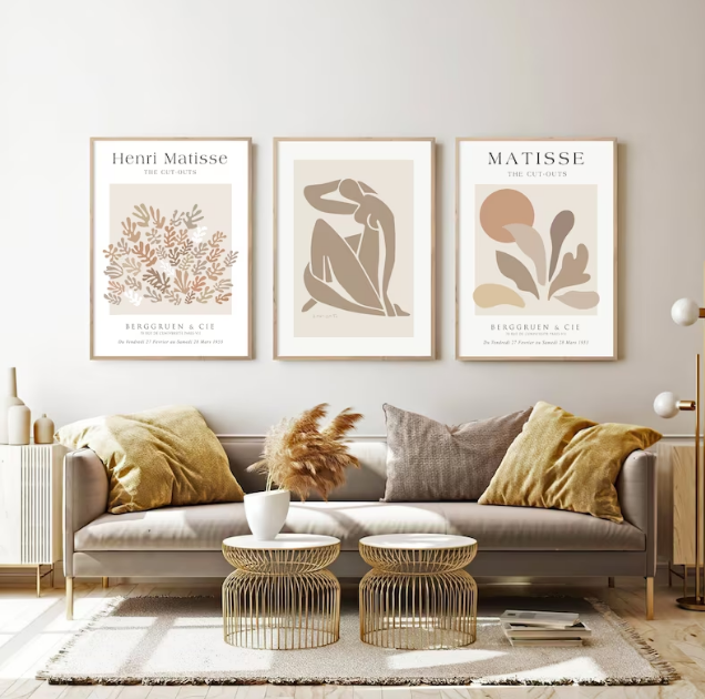 Setx3 Cuadros Henrie Matisse arte beige