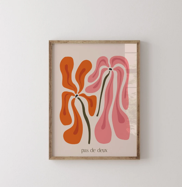 Set x3 Cuadros Blooming Flower