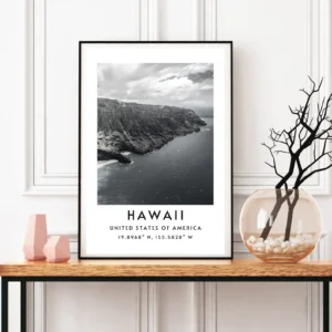 1 Cuadro Decorativo Ciudad Hawaii