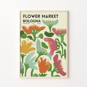 1 Cuadro Bologna Flower Market