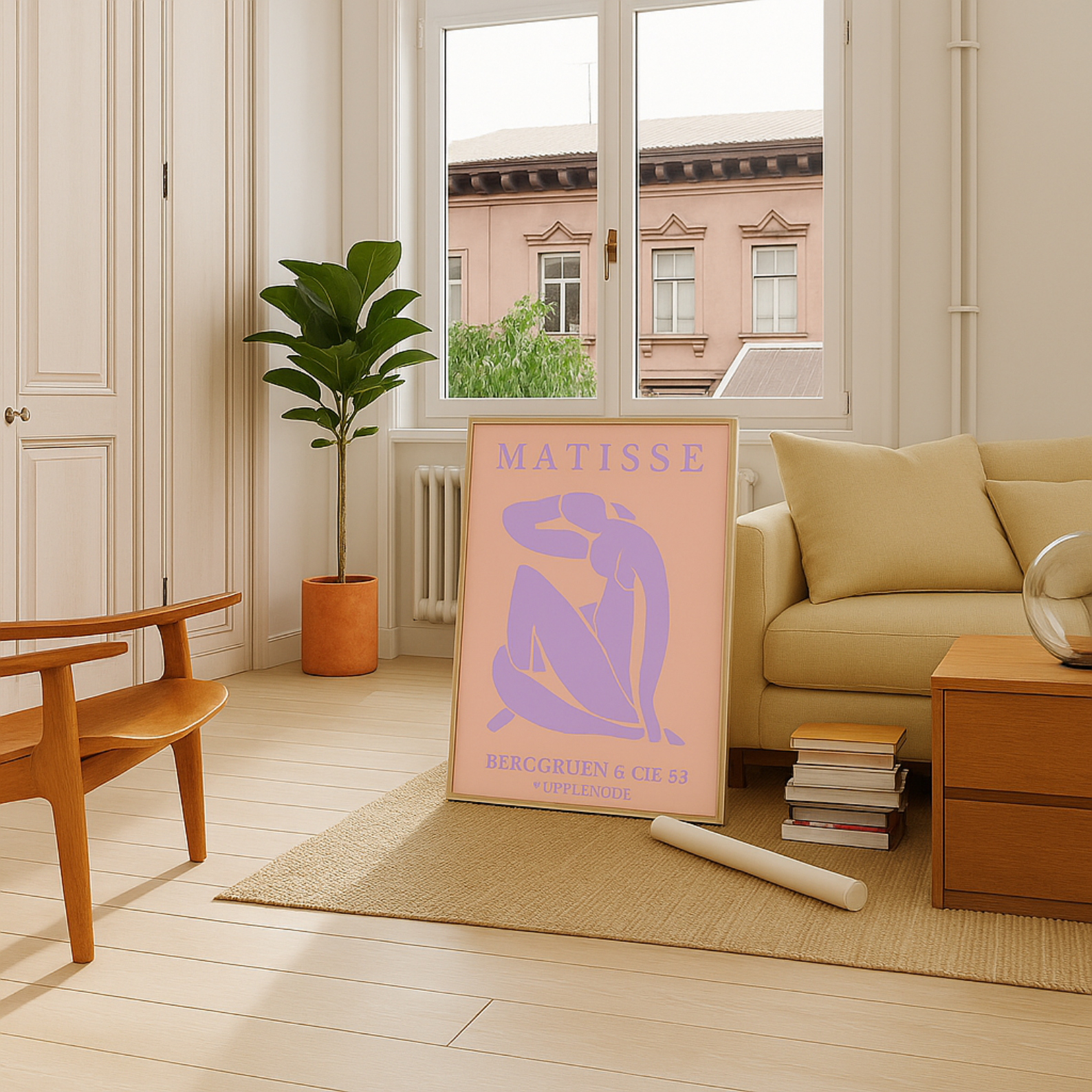 Set x2 Cuadros Henrie Matisse Violeta - Image 5