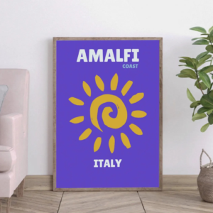 1 Cuadro Costa amalfitana sol